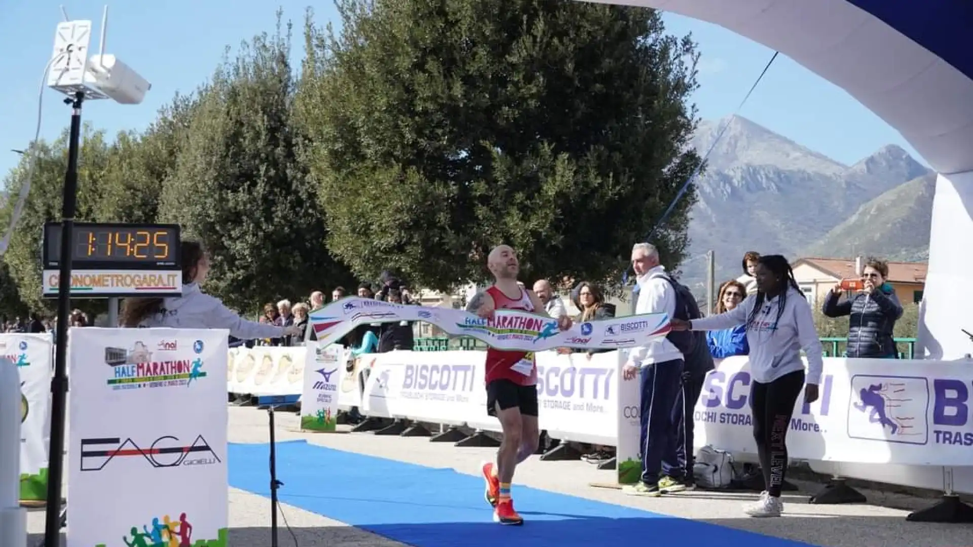 Half Marathon Provincia di Isernia-Citta di Venafro: si impongono Francesco Coppa e Francesca Maniaci.